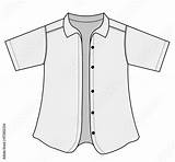 Shirt Button Blouse Short Sleeve Open Illustrations Illustration Stock Vector Clip Comp Contents Similar Search sketch template