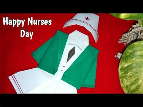 diy origami nurse dress hat easy step   nurse