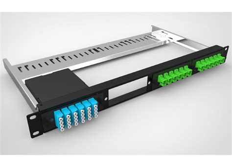fiber optical panel rack  cores  lc duplex adpater unitekfiber solution