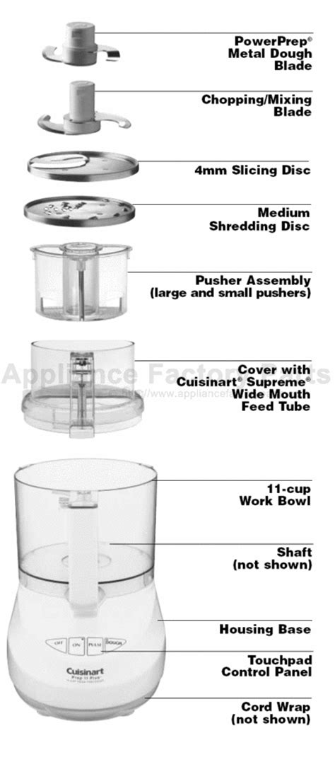 cuisinart ss  parts list