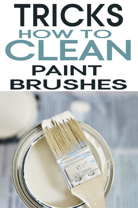 clean  oil based paint  brush view painting