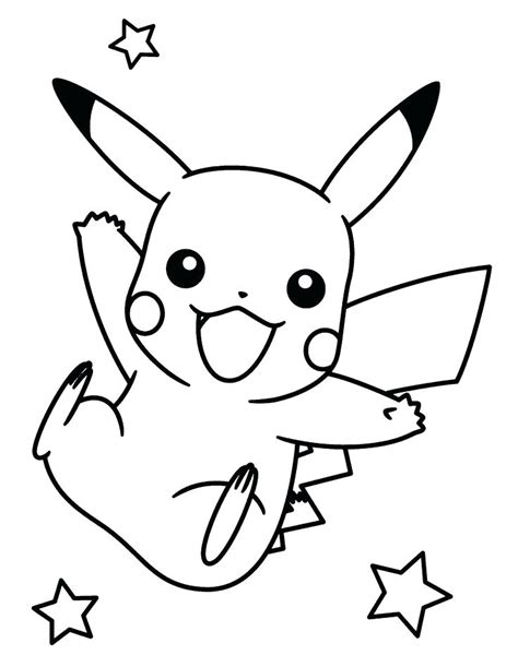 pikachu coloring pages  getdrawings