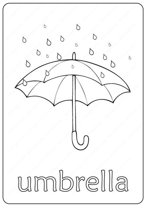 umbrella bird coloring page coloring pages