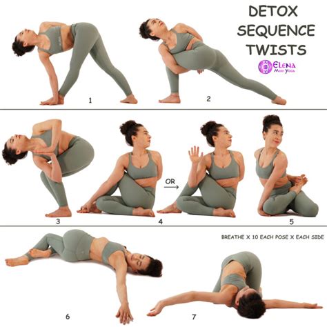 detox sequence twist poses elena  yoga