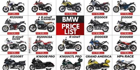 bmw motosiklet fiyat listesi  motosiklet cesitleri