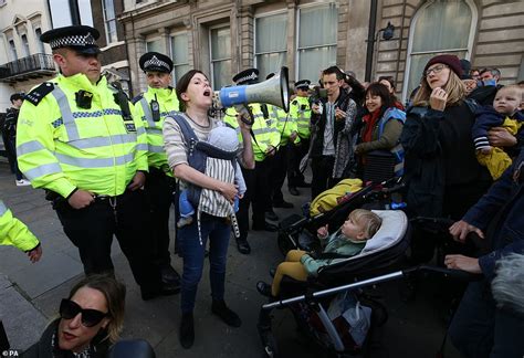Extinction Rebellion Mothers Stage Mass Breastfeeding Daily Mail Online