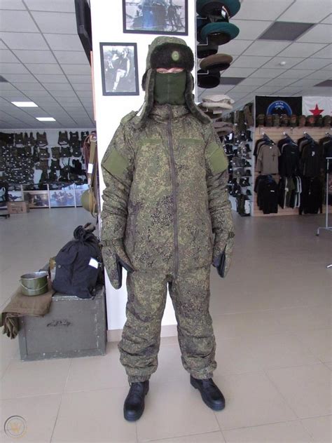 russian army ratnik vkbo winter suit layer 8 in digital flora camo