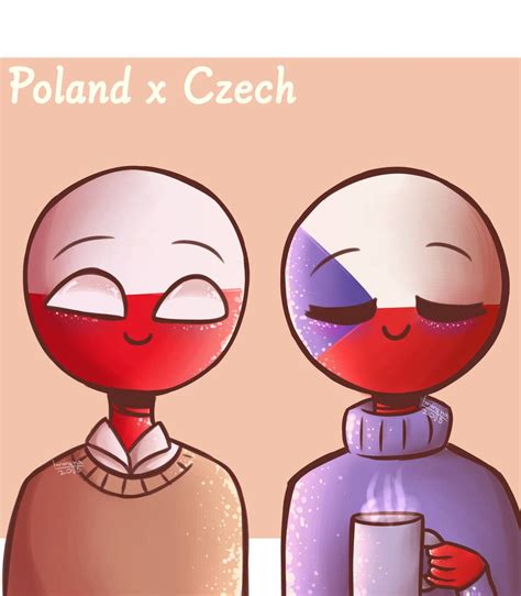 Poland X Czech Countryhumans By Immyna Эскизы персонажей Фэндомы