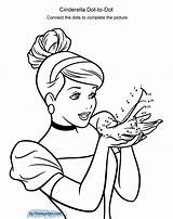 Cinderella Dot Disney Princess Coloring Pages Printable Characters Walt Activity Fanpop Book Dots Conect Disneyclips Mickey Mouse Pdf Funstuff sketch template