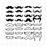 Mustache Moustache sketch template