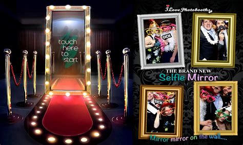 selfie magic mirror photobooth for weddings and parties photo booth