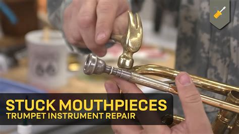 stuck mouthpieces trumpet instrument repair youtube