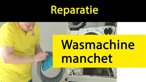 wasmachine manchet vervangen youtube