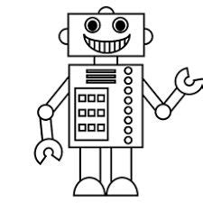 image result  robot template printable robot coloring pages