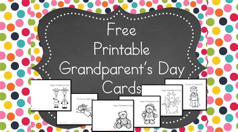 printable grandparents day cards   fun