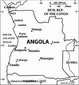 Angola Map Clipart Maps sketch template