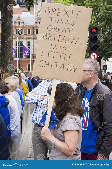september  london exit brexit rally editorial photography image  exit london