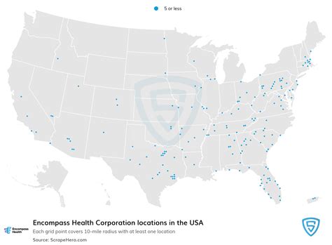 list   encompass health corporation locations   usa scrapehero data store