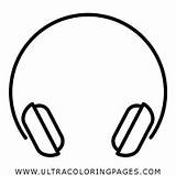 Headphones Coloring Fone Ouvido Pages Microphone Drawing Computer Book Getdrawings Clipart Headset Getcolorings Pngegg Template sketch template