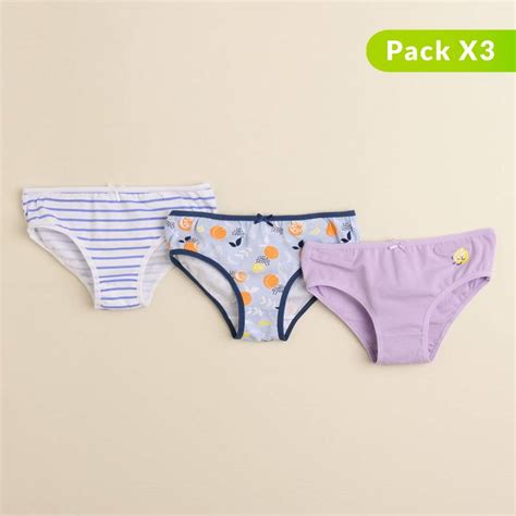 Pack De 3 Panties Para Niña Yamp Yamp