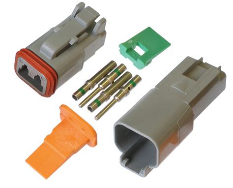 deutsch dt    pin electrical connector plug kit fuse factory