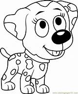 Puppies Coloring Roxie Coloringpages101 sketch template