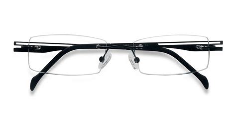 Black Lance Lightweight Titanium Eyeglasses Titanium
