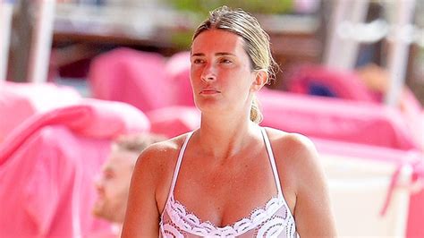 mark wahlberg s wife rhea durham in white lace bikini in barbados pic hollywood life