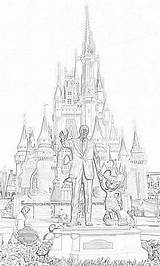 Disney Coloring Pages Walt Castle Filminspector Years Downloadable Mickey Cinderella Greatest Creation Mouse Along His sketch template