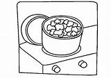 Popcorn Coloring Cooking Sheet Pages Popular Printable Coloringhome Large sketch template