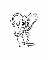 Coloring Rat Pages Library Clipart Colorear Raton Animado Para sketch template