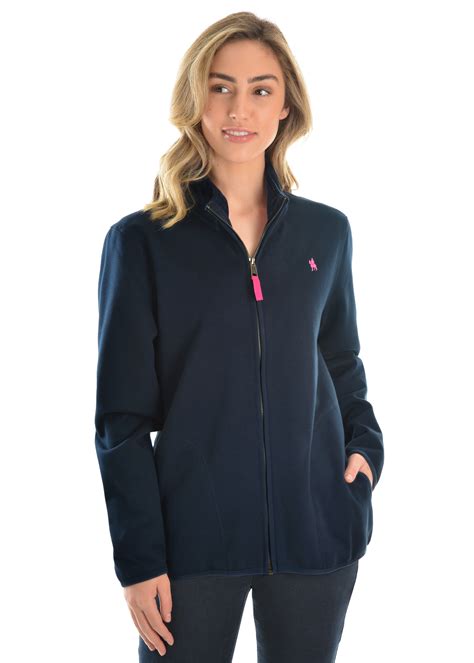 womens zip  fleece jacket wrangler