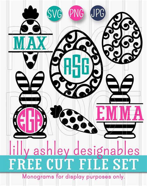 lilly ashley  easter svg files