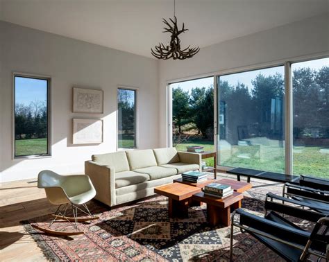 eclectic living room  sliding glass doors hgtv