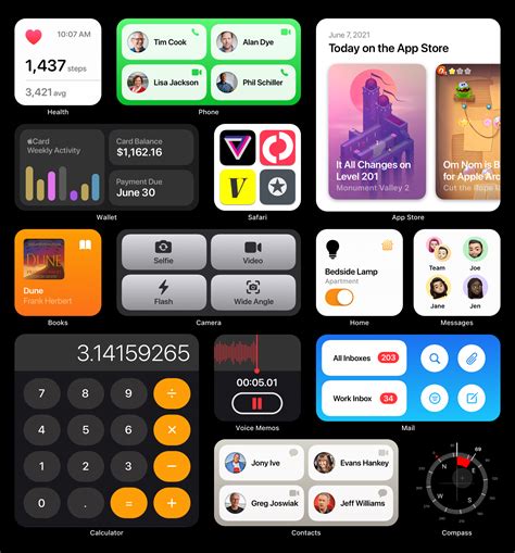 concept  ios   boost widgets  interactivity   stock app options tomac