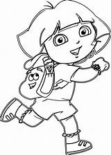 Dora Coloring Drawing Pages Cartoon Easy Games Draw Colorir Baby Wecoloringpage Drawings Getdrawings Para Desenhos Disney Paintingvalley Escolher álbum sketch template