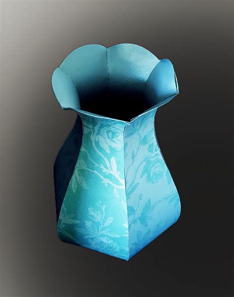 fancy vase template etsy uk   sell paper decorations vase