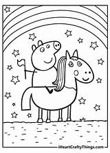 Peppa Coloring Sheep Iheartcraftythings Peppapig Pedro Suzy Danny sketch template