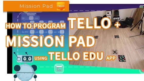 program tello drone  mission pads  dji tello  application youtube