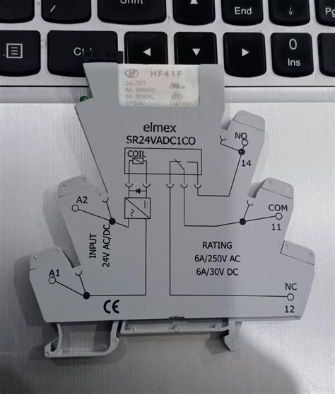 pole elmex slim relay srvadcco  plc appliccation vdc vac rs  piece id