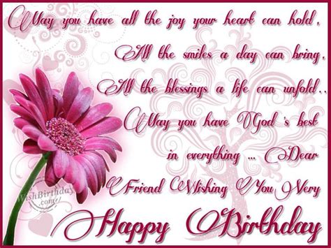 christian birthday wishes   friend dear friend wishing