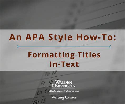 style   formatting titles  text