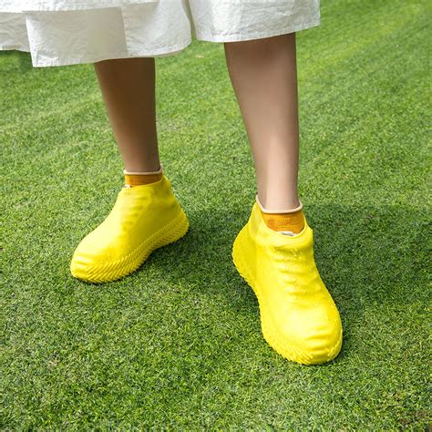reusable silicone waterproof shoe covers  slip shoe covers shoe