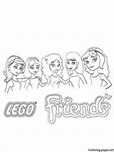 Lego Friends Pages Coloring Getdrawings Printable sketch template