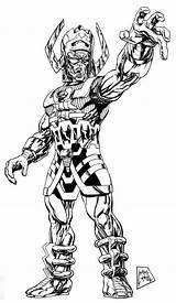 Galactus Darkseid sketch template