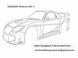 Rx7 Veilside Fortune Deviantart sketch template