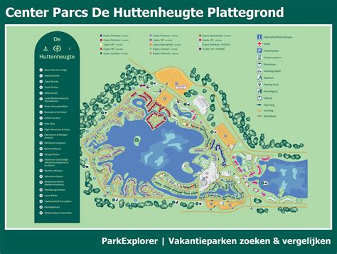 plattegrond van center parcs de huttenheugte parkexplorer