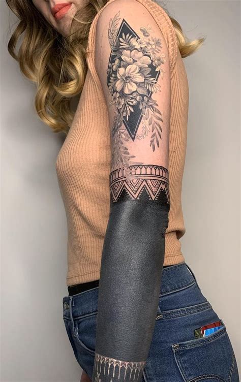 awesome blackout tattoo ideas  women  tattoo artist esther garcia