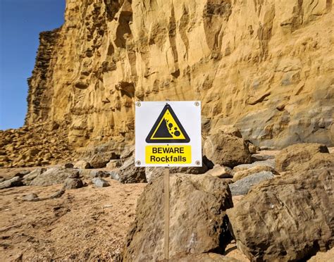 mining site safety sign rockfall hazard skylite advertising studio