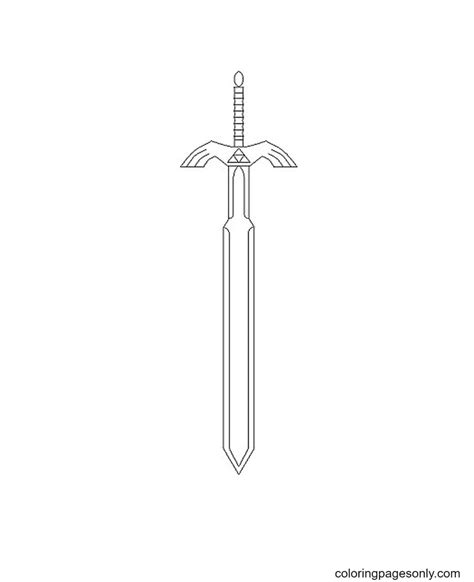 sword coloring pages  printable coloring pages